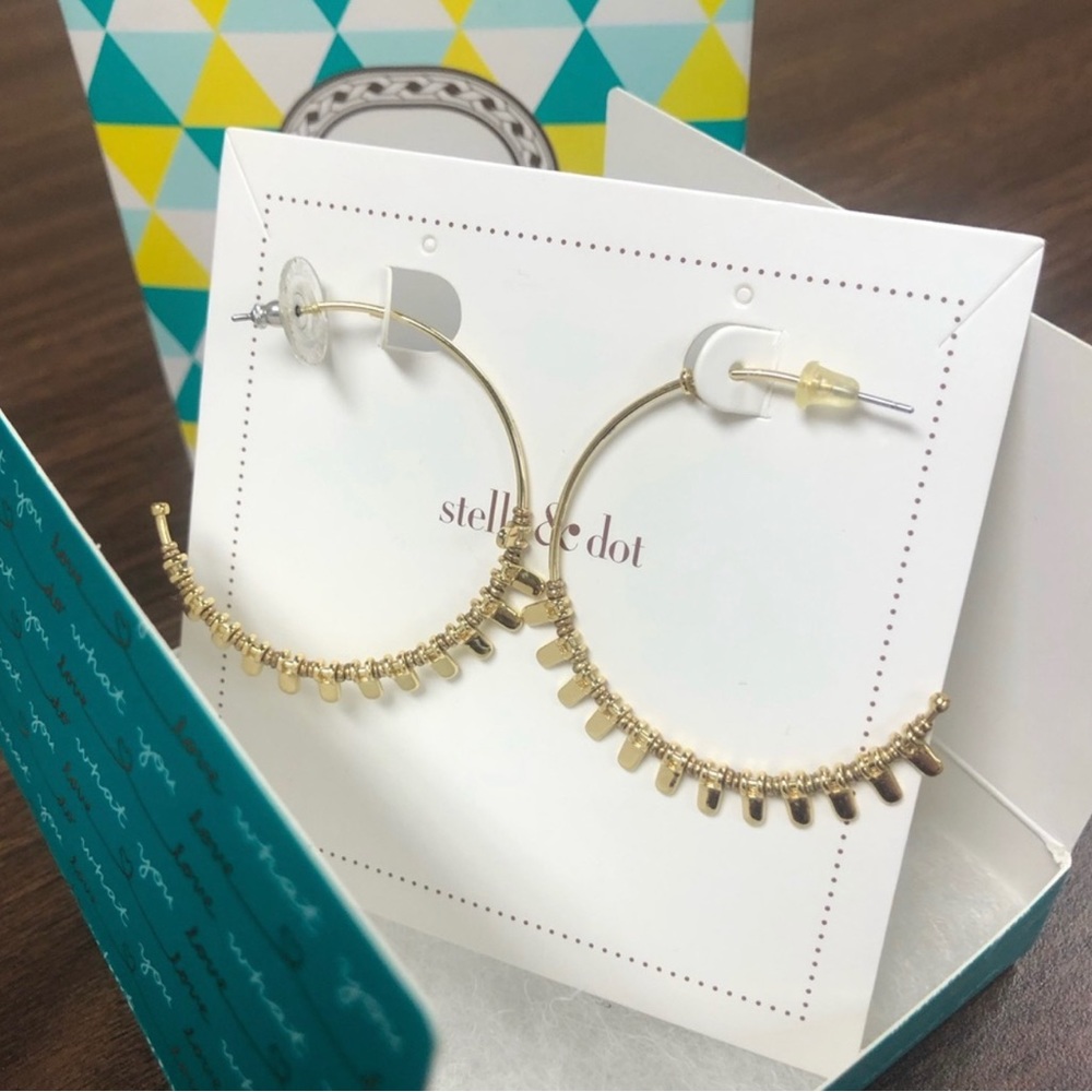Stella and dot petal earrings